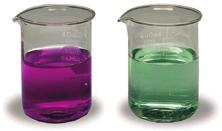 A leading competitive liquid product was added to another beaker containing an equal amount of lime scale. See the difference!