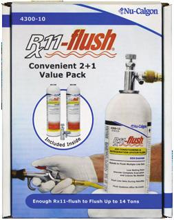 5 ounce can 4300-30 Rx11-flush Liquid Starter Kit 4300-38 TOTAL SYSTEM PROTECTION Rx11-flush Accessories The Rx11-flush product family also includes