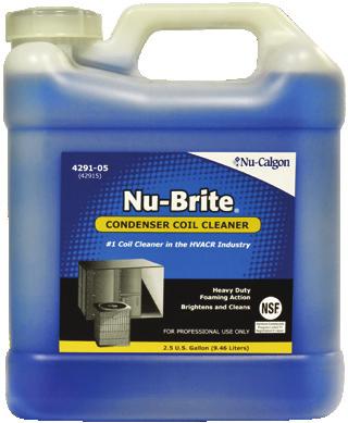 Coil Cleaners Nu-Brite Nu-Brite is the most effective coil cleaner available today.