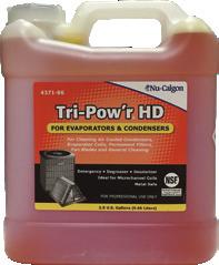 Coil Cleaners NEW Tri-Pow r HD Tri-Pow'r HD is an outstanding general purpose coil cleaner, providing detergency