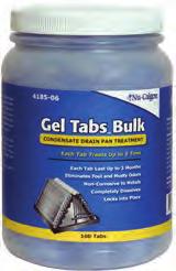 Indoor Air Quality Indoor Air Quality Gel Tabs - Condensate Drain Pan Treatment Formulated with a breakthrough technology for treating air
