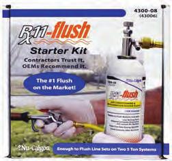 5 ounce can 4300-30 Rx11-flush Liquid Starter Kit 4300-38 Rx11-flush Accessories The