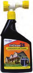 Coil Cleaners TriClean 2x The new way to clean a condenser coil. Simply connect to hose, clean, and rinse.
