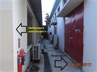 Restaurant area is open to staircase (S-E,S-W) at ground floor of Restaurant Building; 6) Shaft is open to dinning hall without fire separation at ground floor of Restaurant Building.
