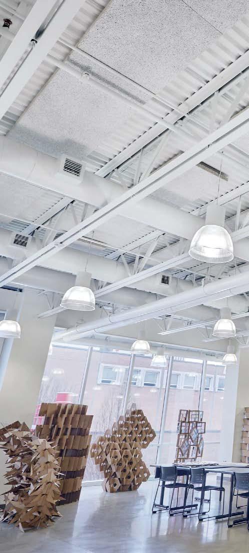High Performance Sustainable Ceiling Systems The SUSTAIN portfolio contributes to better spaces.