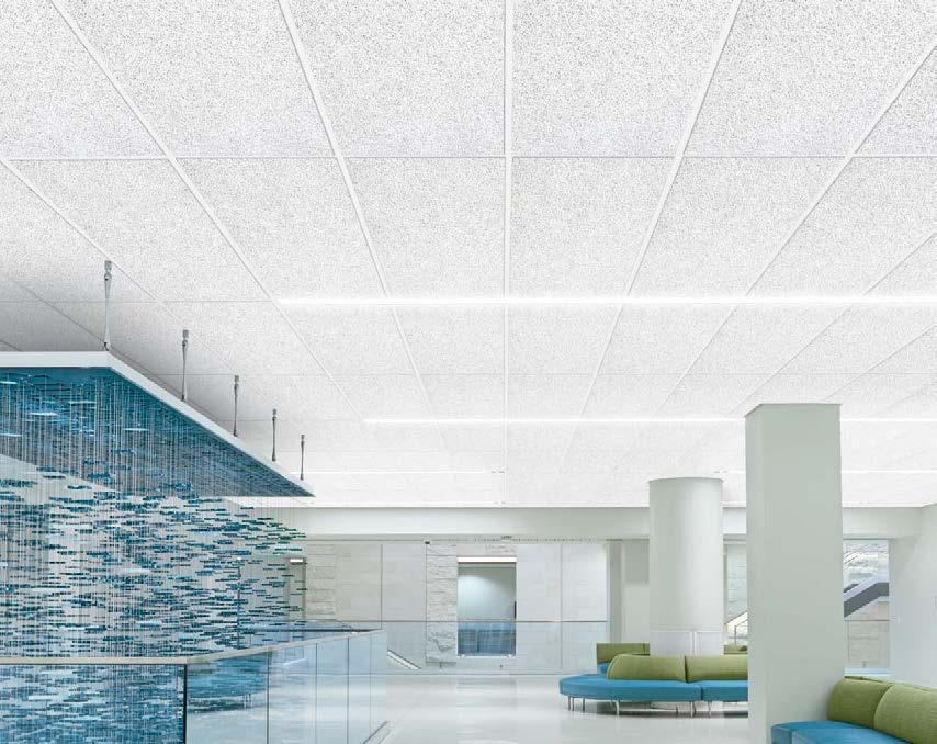 Performance Sustainable Ceiling Systems Durable, sustainable, noise control for spaces Prelude requiring acoustics and design