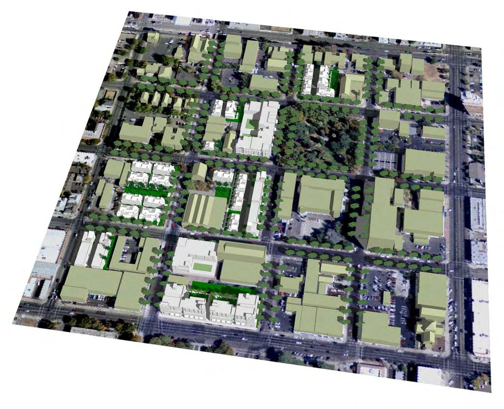 Living in Fremont Park Neighborhood Infill Townhouses/Live-work Mixed-use apartments facing