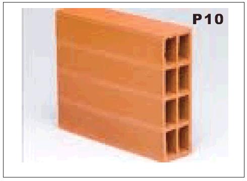 2.4 MOISTURE PROTECTING WALL EMPTY WALL PROTECTION (P10, 11, 12) If the wall is built with empty brick as shown in P10 below.