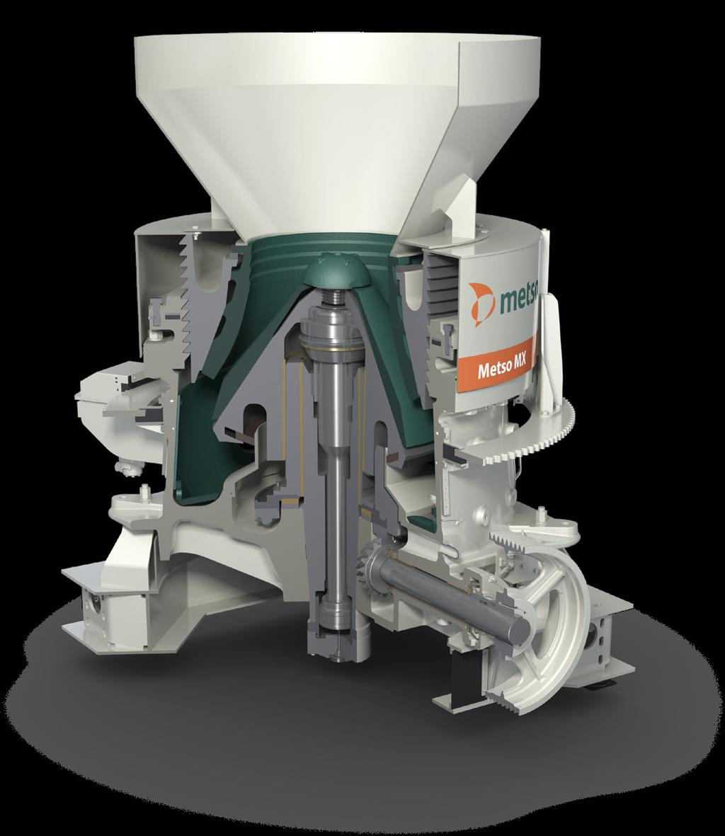 The intelligent crusher VisioRock Compact The crushing quality can be easily measured with Metso s VisioRock photo particle size analyzer that is connected to the IC crusher automation.
