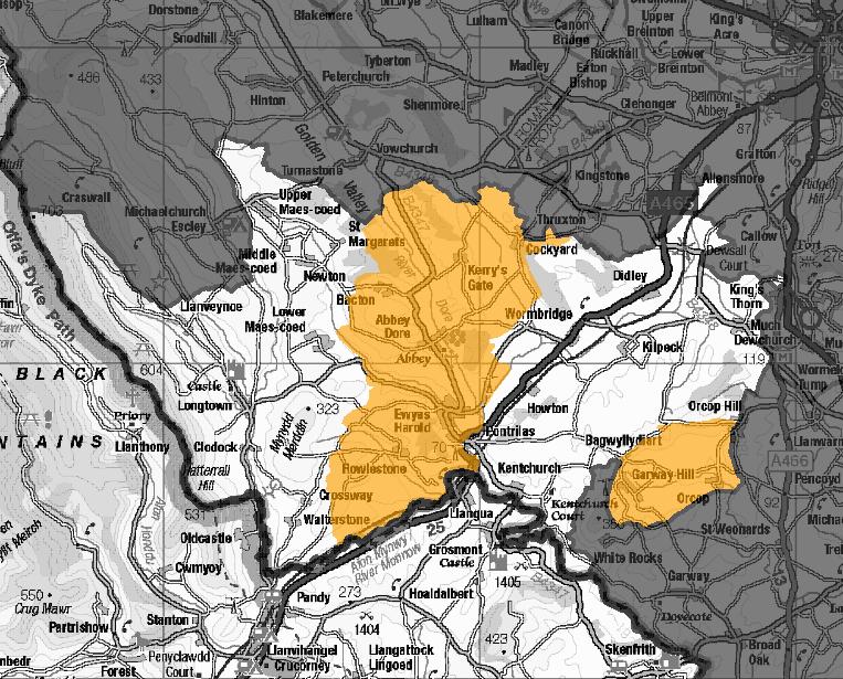 5.4. The Medium risk areas for 2014/15 to 2016/17 are shown on Map 2 below. Map 2: Ewyas Harold Fire Station area Medium Risk areas 2014/15 to 2016/17 Key Low High 5.5. The map above shows where hotspots of areas with households that share some of the characteristics of those households which tend to have more Accidental Dwelling Fires than others.