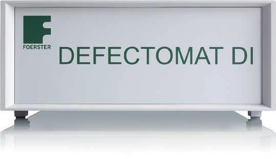 DEFECTOMAT CI/DI DEFECTOMAT CI and DI Dual-Channel Eddy Current Testing Equipped with up to two fully operational test channels each, the compact DEFECTOMAT CI and DEFECTOMAT DI are perfectly suited
