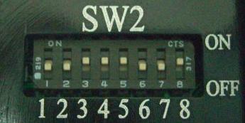 CAUTION - WARNING Eight (8) position DIP Switch (SW2) - Figure 3-2 When the switches SW1, SW2, or SW3 are changed, the Detector s input power must be cycled OFF, then ON, in order for the change(s)
