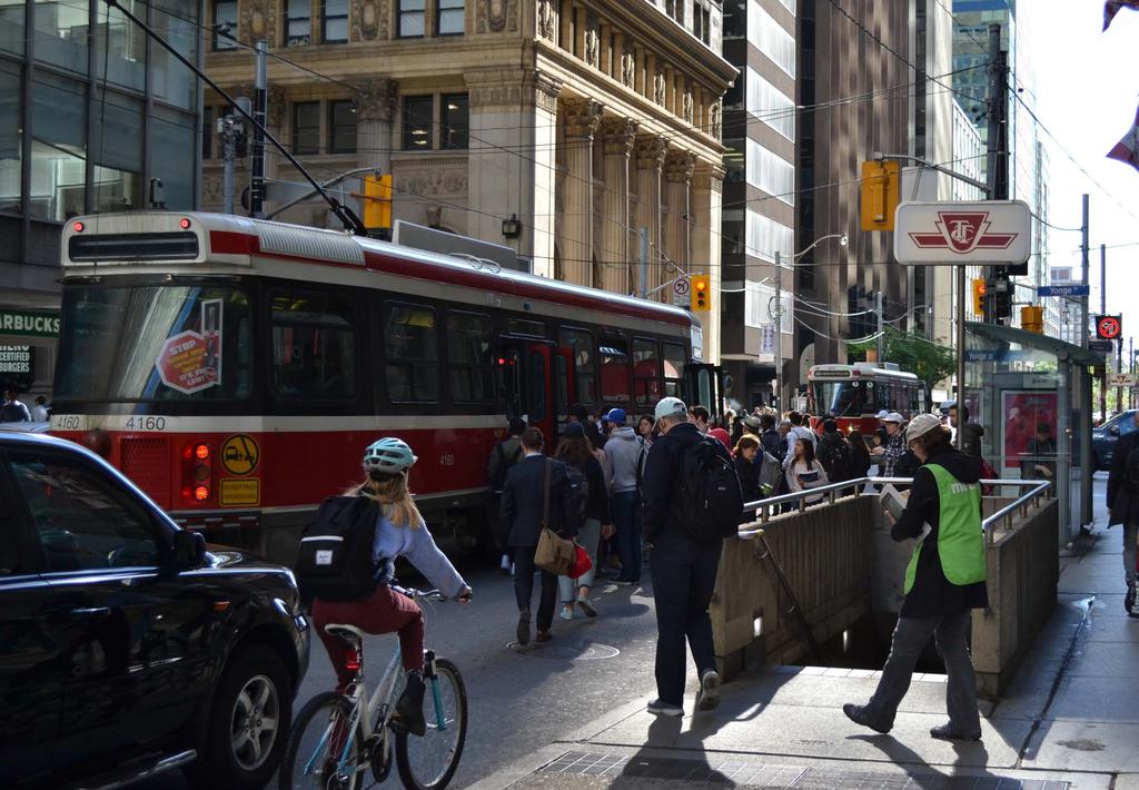 Downtown Mobility Strategy Enabling the growing number of residents, workers and visitors to travel safely, efficiently and more sustainably within finite road space Outlines a series of actions