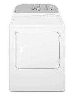 Laundry Op ons WED4815EW WTW4816FW 7.0 cu. ft. Electric Dryer with Heavy Duty Cycle AutoDry Drying System Wrinkle Shield Option 7.0 Cu.