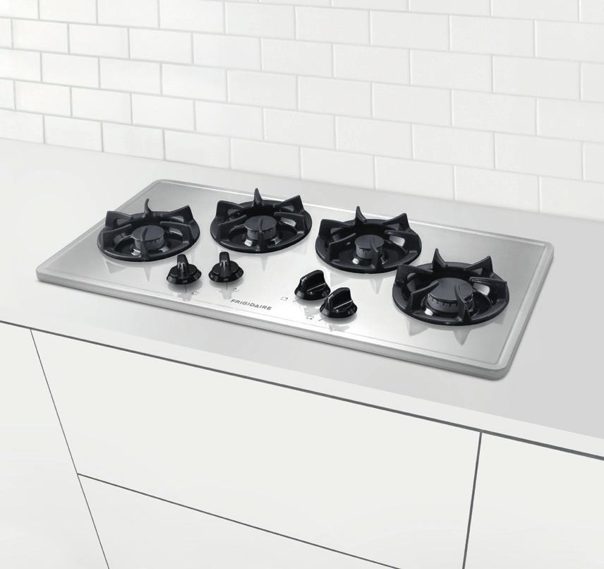 Spill Saver Drip Bowls Cooktop features drip bowls that make cleaning up spills quick and easy.