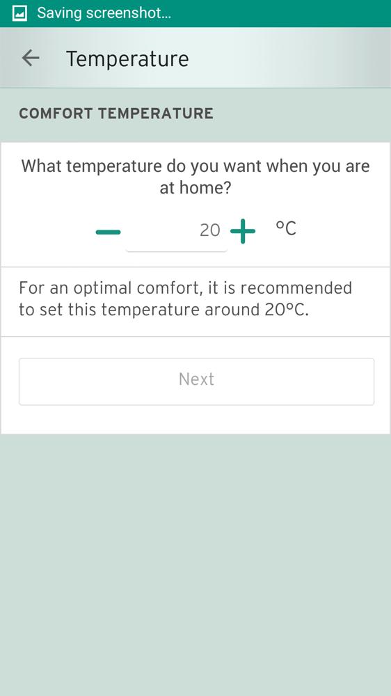 questionnaire on the app helps to define the perfect