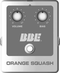 APPLICATIONS We recommend placing the Orange Squash before your amplifier or any overdrive/distortion pedal for the most desirable effect,