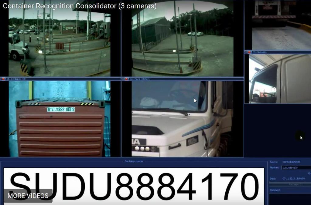 Cargo / container recognition system Full identification of container number Full