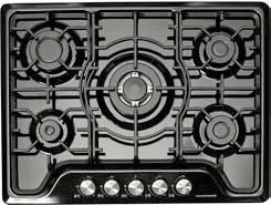 Code: HGX603IX 60CM GAS HOB Cast Iron Pan Supports Flame Failure Safety Device Front