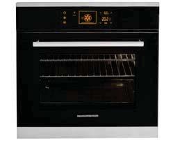 Glass & Stainless Steel or Mirror Finish A Energy Rating BUILT IN SINGLE OVEN Multifunction Oven 56 Litre Capacity