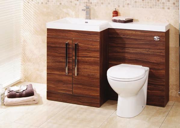 00 8095 Tabor Walnut Vanity Units are an excellent edition to any bathroom, they combine as a WC, Basin and Storage and can
