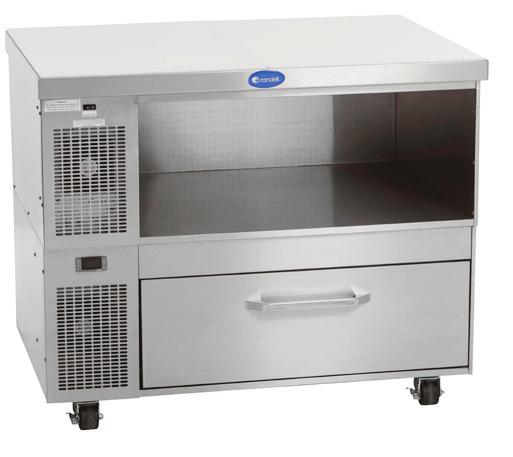 APPLICATION(S) Point of use, built into counters, added to under shelf areas Beverage stations, ice cream, anywhere you have a 27 door unit Cooks-line below counter cooking equipment Work surface
