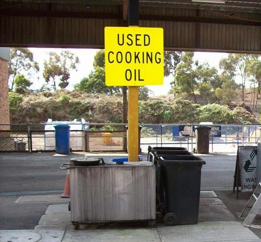 2012 Recycling Cooking Oil 1083 gallons of used cooking oil was collected.