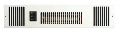 Connect to a standard heating system Are energy efficient Additional grilles for SS5 and SS2 are available in white and black