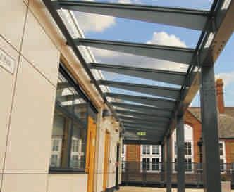5mm solid polycarbonate is great if you would like to create a glass roof effect yet have a smaller budget.