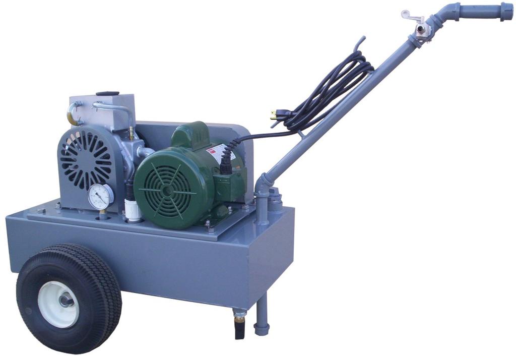 1 HP Portable Vacuum Pump This vacuum pump system ships via truck freight. Since there is minimal assembly required, it should be ready to plug into 110 volts upon arrival.