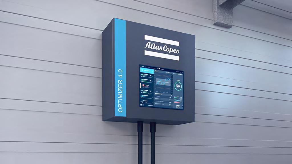 Optimize your compressed air system Minimizing Excess Pressure Optimizer 4.0 minimizes the generation of excess compressed air by starting and stopping compressors.