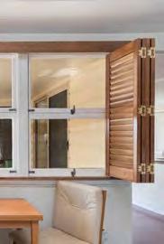 Shutters Timber Our internal Basswood timber shutters are naturally