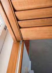 Our Timber shutters are manufactured in a range of luxurious natural colours