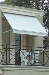Fabric Awnings reduce the total heat load on and in your house, minimising the need for supplementary cooling.