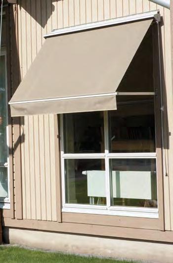 The close-fitting design of this versatile and attractive awning makes it an excellent choice for windows, offering the