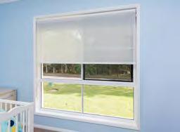 Roller Blinds can be combined with Roman Blinds and Panel Glides