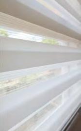 Sheer Elegance Blinds can also be raised or lowered to the desired height in the window just like Roller 