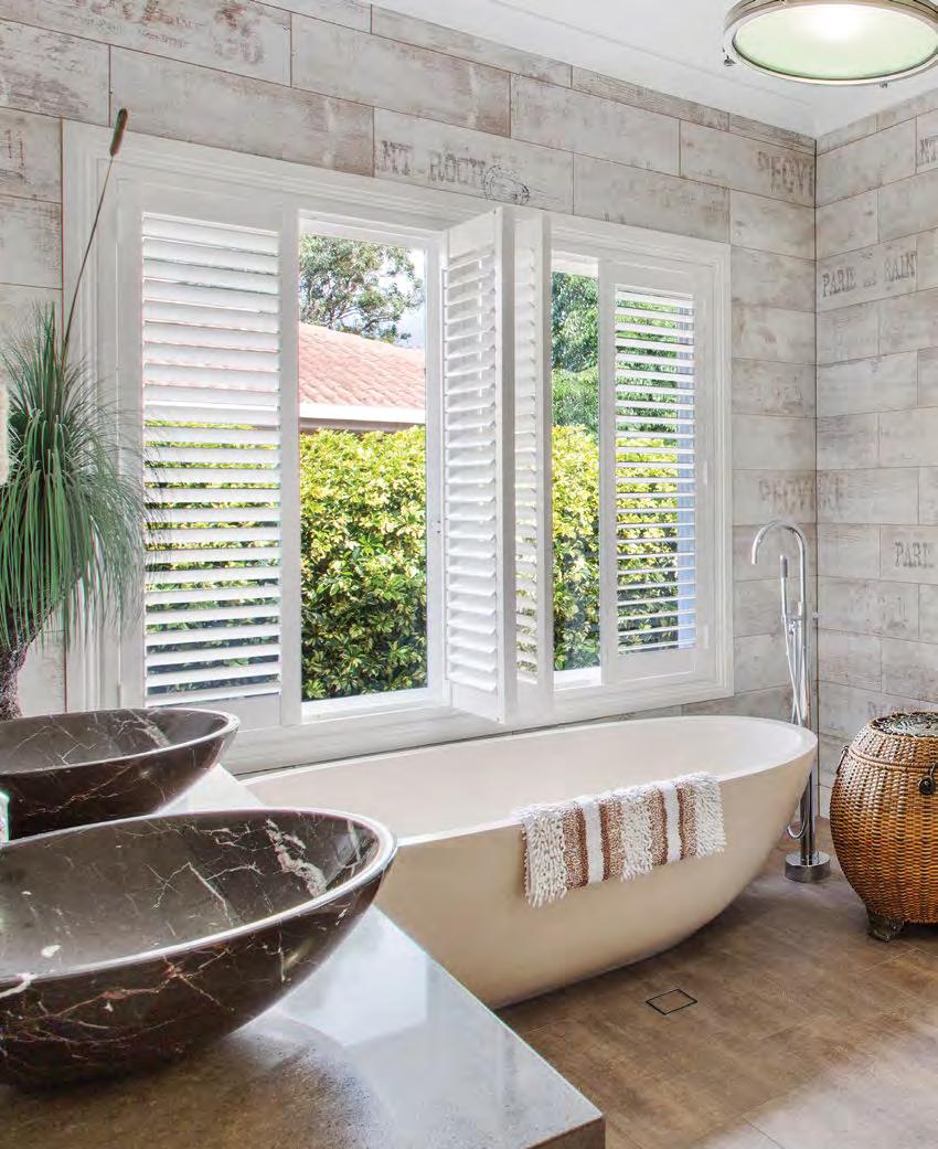 Shutters Our range of Shutters include, NuFusion