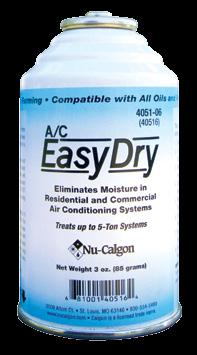 EasyDry This product is a quick and simple way to prevent and eliminate moisture in a system.