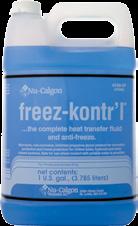 Glycol & Closed System Water Treatment Freez-Kontr l A complete heat transfer fluid and anti-freeze based upon non-toxic propylene glycol.