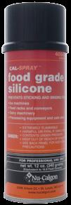 Food-Grade Silicone Food Grade Silicone sprays a perfect nonstick surface on ice machine surfaces, vending machines, coin slots, slicing machines, dairy machinery, and other food processing and