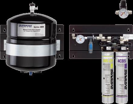 flow 9437-10 Water Filtration - Nu-Plus E Series by Everpure Pictured: Insurice Twin PF - i2000² Insurice Systems Reduces ice machine problems caused by scale build-up from dirt and dissolved