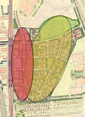 Neighborhoods Land uses in Phase II are distributed to create two complementary neighborhoods (Figure I-14).