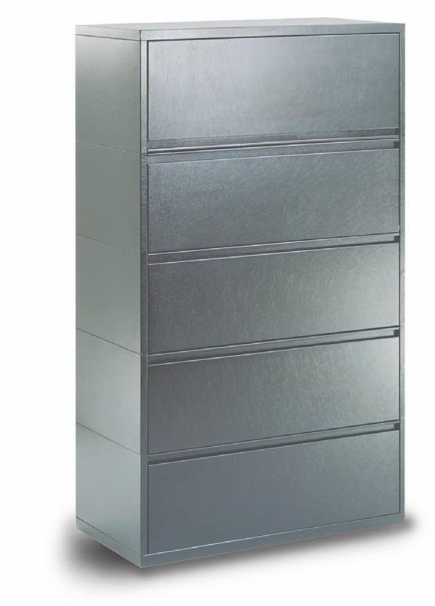 Change is Inevitable Montisa Module Series Makes Change Possible Standard Features 2, 3, 4, 5 and 6 drawer high standard units Roll-out shelves or drawers for letter, legal, A4, card & discs Hanging