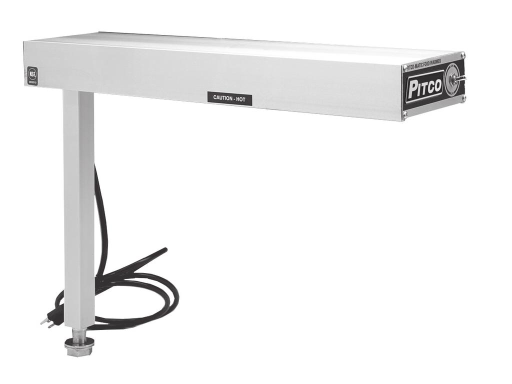 Stand alone design allows the unit to be placed on the side shelf of a model 14 or larger Pitco Frialator.