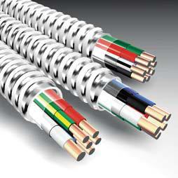 MC MC-Plus and MC-Plus Lite Cable Galvanized Interlocking Steel and/or Aluminum Armor Features & Benefits A neutral per phase Type MC cable designed for multi-wire branch circuit applications