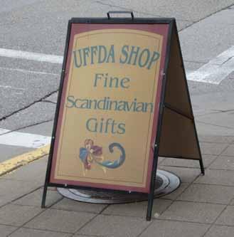 Specific Design Guidelines - Appropriate downtown Sign Types Sandwich Board & Architectural Signs RECOMMENDED Sandwich board signs should be constructed of durable materials, preferably wood, and