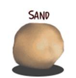 Soil texture Sand: large pore space, low