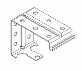 STEP 1: MOUNTING THE BRACKETS The installation brackets may be used for INSIDE, OUTSIDE or CEILING mounts. The brackets are stamped R.H. (right hand) and L.H. (left hand) for easy identification.