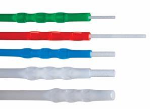 RECOMMENDED OPTIONS FOR WIPING CONNECTORS CLEANSTIXX Optical Grade Sticks 50 sticks in a box Cleans in adapter connectors and socket termini Colour coded handle based on ferrule size 1.25mm p/n S12 1.